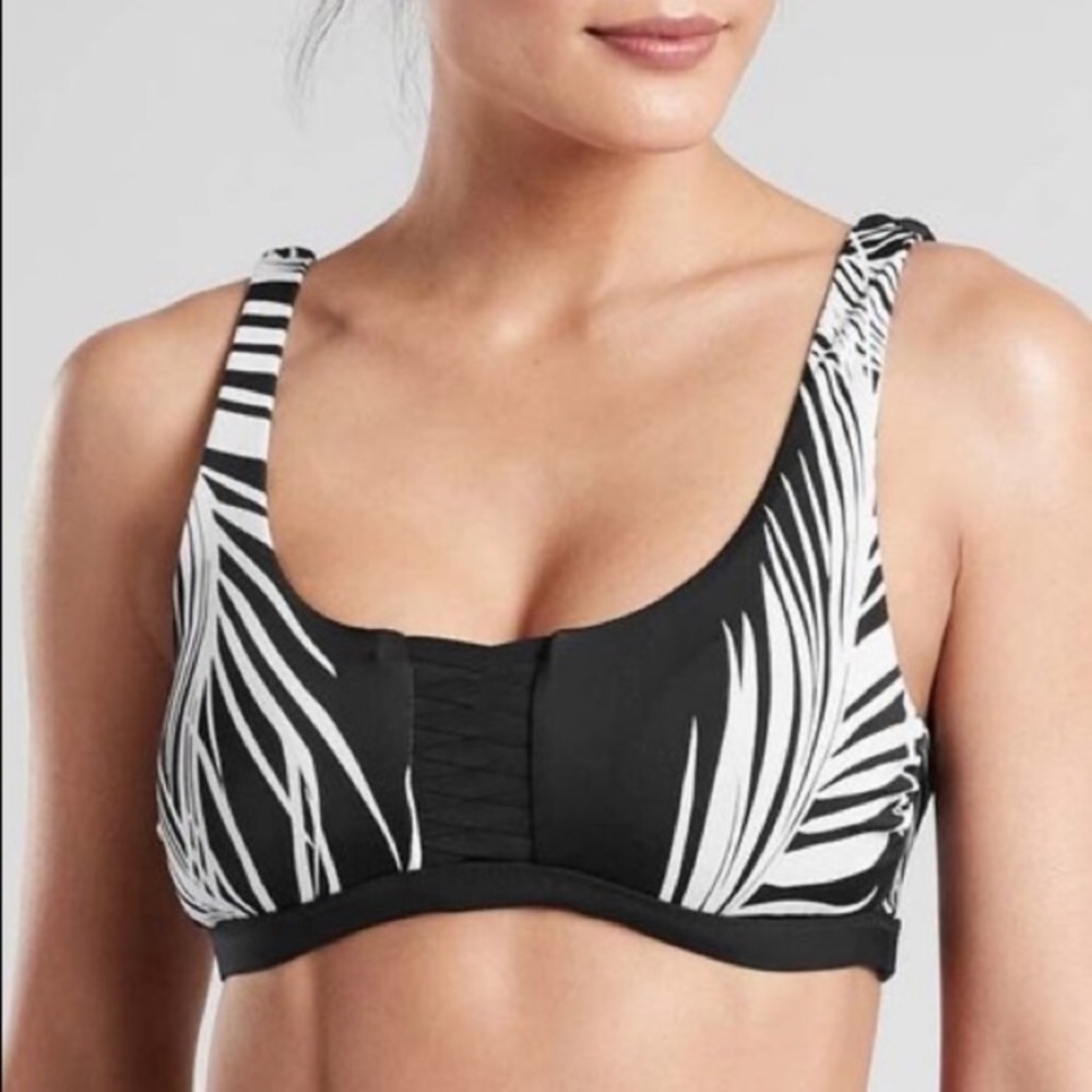 Athleta Adriata Retro Palm Bikini Top SZ XS NWT